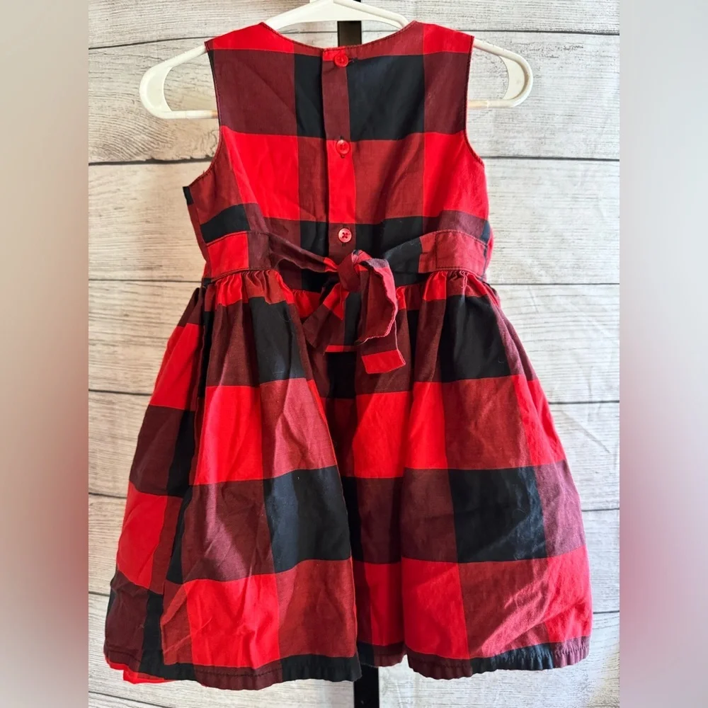 Carter's Red and Black Sleeveless Sundress